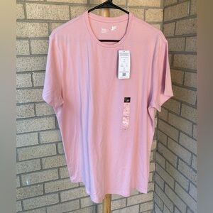 Cotton Tencel Modal Spandex Blend Basic Base Pink T Shirt Cozy Super Soft NEW